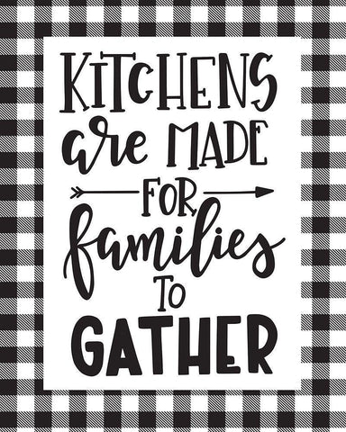 Gather White Modern Wood Framed Art Print with Double Matting by ND Art