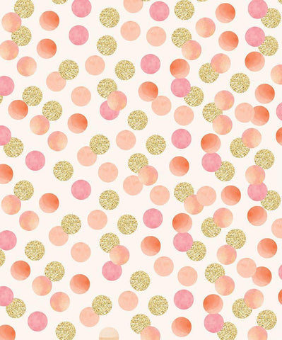 Birthday Pattern White Modern Wood Framed Art Print with Double Matting by ND Art