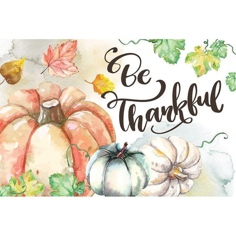 Be Thankful Black Modern Wood Framed Art Print with Double Matting by ND Art