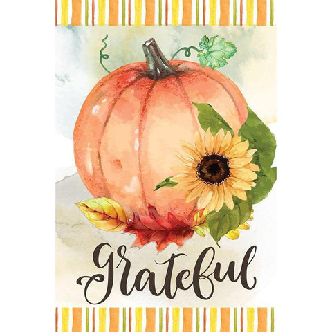 Grateful Black Modern Wood Framed Art Print with Double Matting by ND Art