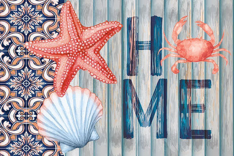 Home White Modern Wood Framed Art Print with Double Matting by ND Art