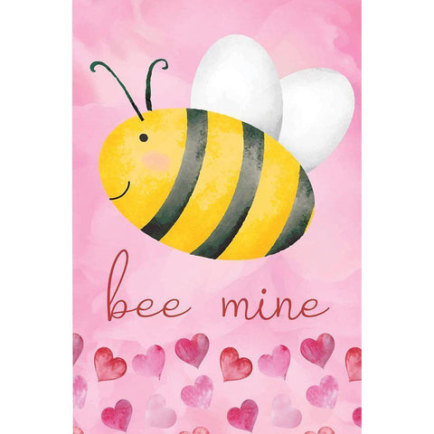 Bee Mine Gold Ornate Wood Framed Art Print with Double Matting by ND Art