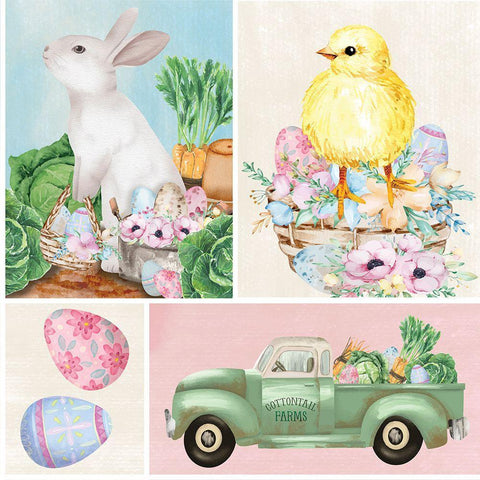 Easter Icons Black Ornate Wood Framed Art Print with Double Matting by ND Art