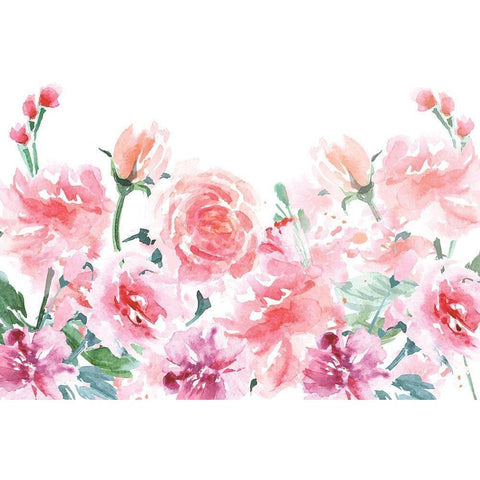 Blush Black Modern Wood Framed Art Print by ND Art