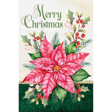 Merry Christmas White Modern Wood Framed Art Print by ND Art