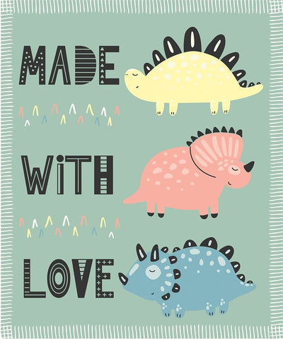 Made With Love Black Ornate Wood Framed Art Print with Double Matting by ND Art