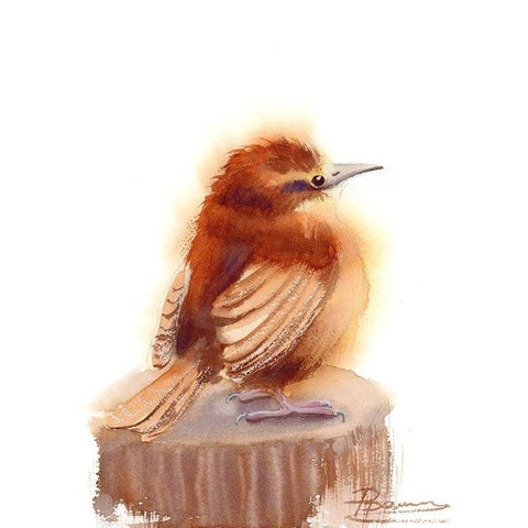 Rusty White Modern Wood Framed Art Print by Shefranov, Olga