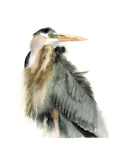 Wildling Black Ornate Wood Framed Art Print with Double Matting by Shefranov, Olga