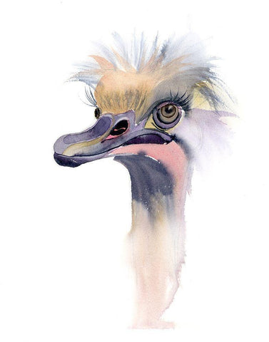 Lashes Black Ornate Wood Framed Art Print with Double Matting by Shefranov, Olga