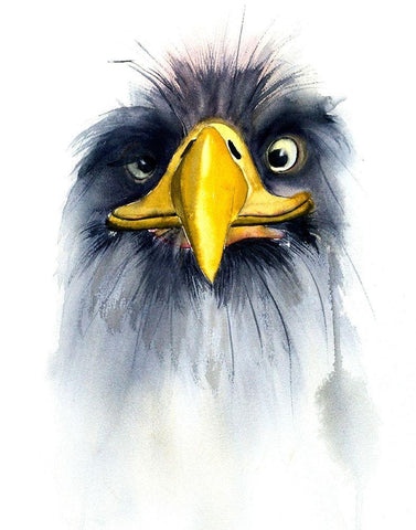 Hellur White Modern Wood Framed Art Print with Double Matting by Shefranov, Olga