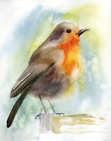 Orange Chest Black Ornate Wood Framed Art Print with Double Matting by Shefranov, Olga