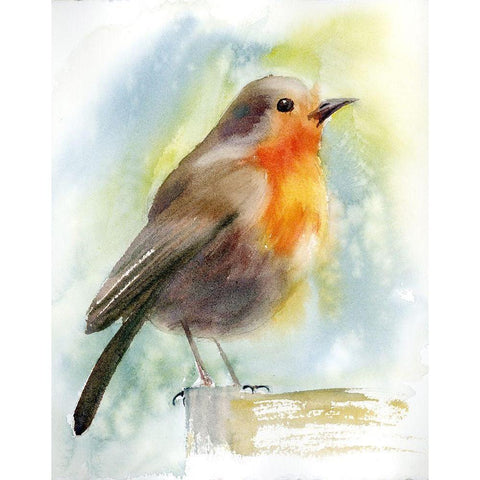 Orange Chest White Modern Wood Framed Art Print by Shefranov, Olga