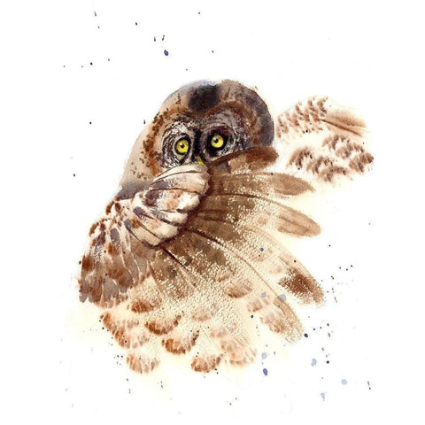 Oooh White Modern Wood Framed Art Print by Shefranov, Olga