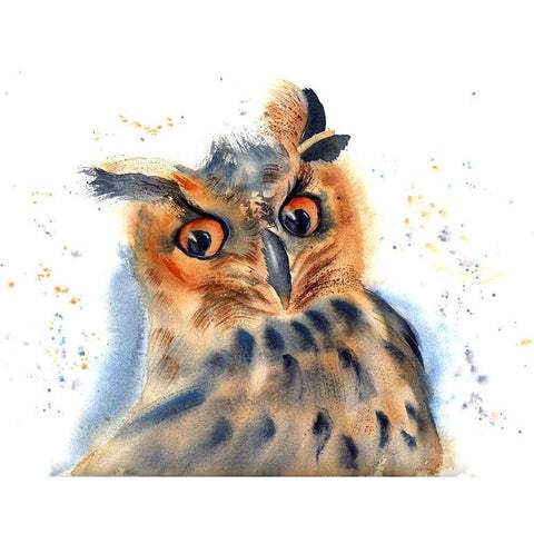 Oh really? Gold Ornate Wood Framed Art Print with Double Matting by Shefranov, Olga