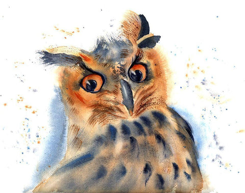 Oh really? White Modern Wood Framed Art Print with Double Matting by Shefranov, Olga