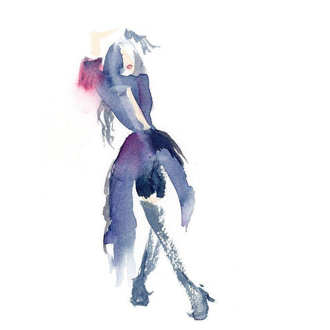 Figurative White Modern Wood Framed Art Print by Shefranov, Olga