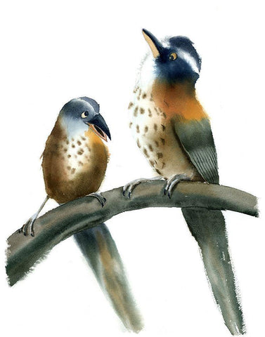 Speckled Chests Black Ornate Wood Framed Art Print with Double Matting by Shefranov, Olga