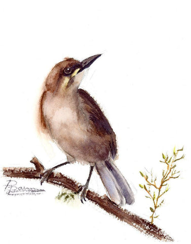 Cold Shoulder White Modern Wood Framed Art Print with Double Matting by Shefranov, Olga