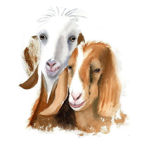 Smirks White Modern Wood Framed Art Print by Shefranov, Olga