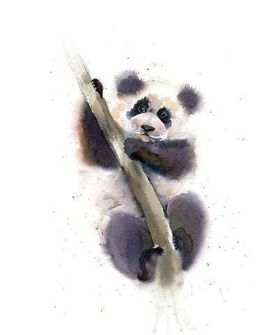 Pandy White Modern Wood Framed Art Print with Double Matting by Shefranov, Olga