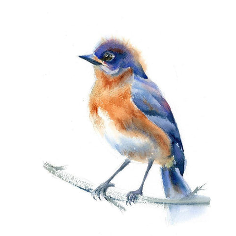 Phoebe Gold Ornate Wood Framed Art Print with Double Matting by Shefranov, Olga