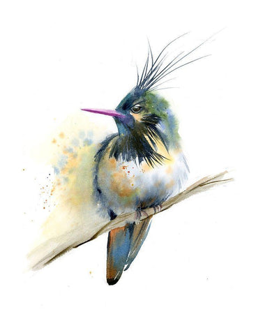 Dorinda Black Ornate Wood Framed Art Print with Double Matting by Shefranov, Olga