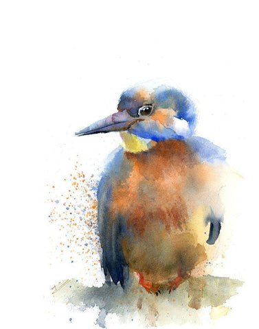 Katie Black Ornate Wood Framed Art Print with Double Matting by Shefranov, Olga