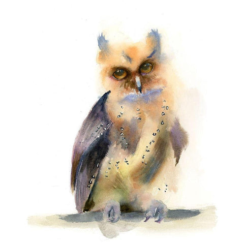 Jinx Black Modern Wood Framed Art Print with Double Matting by Shefranov, Olga