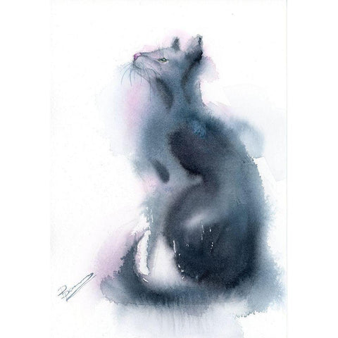 Bella White Modern Wood Framed Art Print by Shefranov, Olga