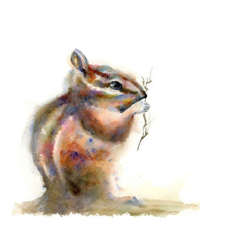 Nibbler Black Modern Wood Framed Art Print by Shefranov, Olga