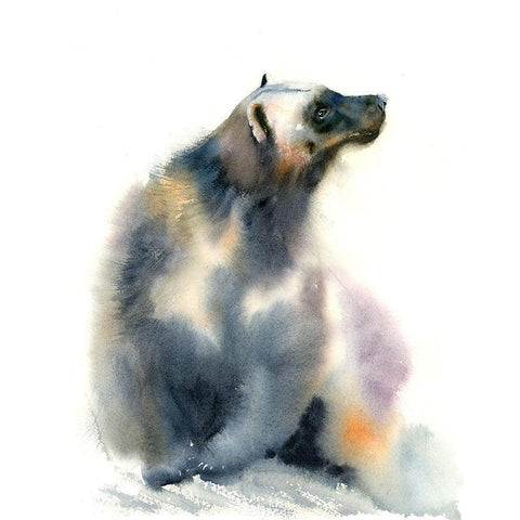 Cold Shoulder Black Modern Wood Framed Art Print by Shefranov, Olga