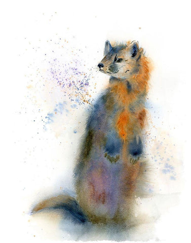 Percy White Modern Wood Framed Art Print with Double Matting by Shefranov, Olga