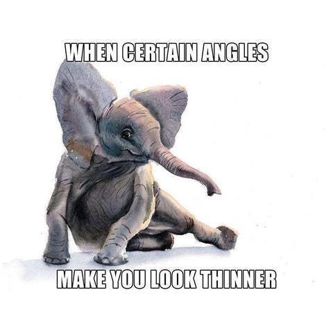 Certain Angles Black Modern Wood Framed Art Print with Double Matting by Shefranov, Olga