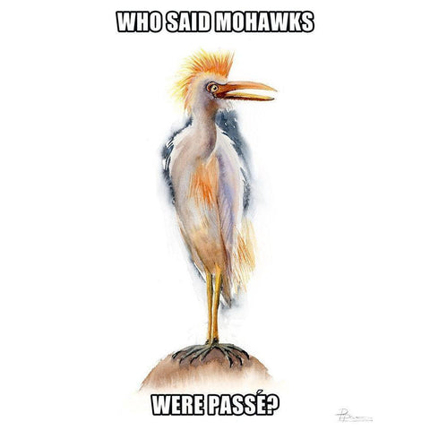 Mohawks Gold Ornate Wood Framed Art Print with Double Matting by Shefranov, Olga