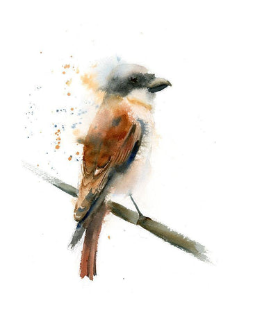 Relaxing White Modern Wood Framed Art Print with Double Matting by Shefranov, Olga