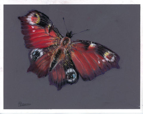 Soar White Modern Wood Framed Art Print with Double Matting by Shefranov, Olga