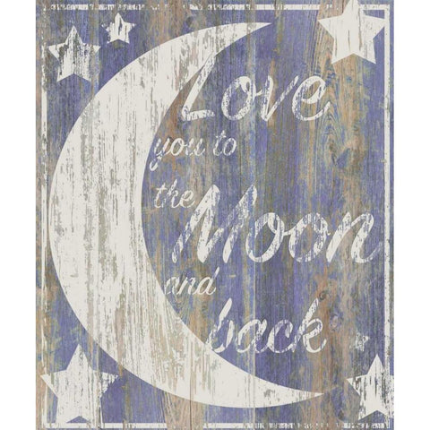 To the Moon Black Modern Wood Framed Art Print by P.S. Art Studios