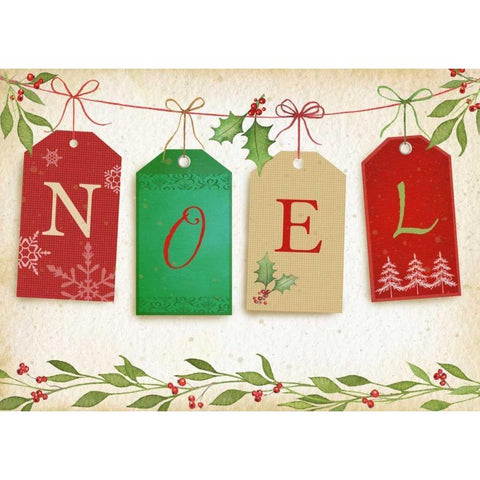 Noel Gold Ornate Wood Framed Art Print with Double Matting by P.S. Art Studios