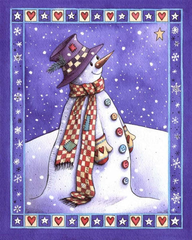 Star of Wonder White Modern Wood Framed Art Print with Double Matting by P.S. Art Studios
