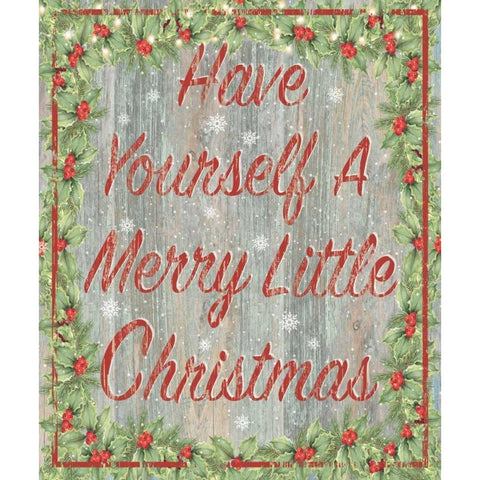 Have Yourself Gold Ornate Wood Framed Art Print with Double Matting by P.S. Art Studios