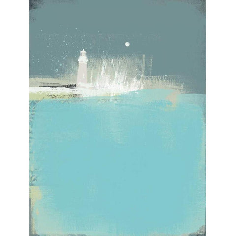 Abstract II Black Modern Wood Framed Art Print with Double Matting by P.S. Art Studios