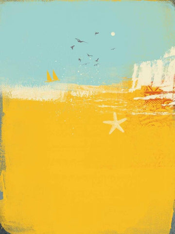 Abstract III White Modern Wood Framed Art Print with Double Matting by P.S. Art Studios