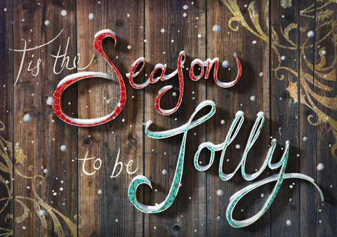 Jolly White Modern Wood Framed Art Print with Double Matting by P.S. Art Studios