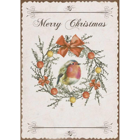 Merry Christmas White Modern Wood Framed Art Print by P.S. Art Studios