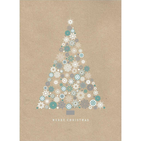 Merry Christmas White Modern Wood Framed Art Print by P.S. Art Studios