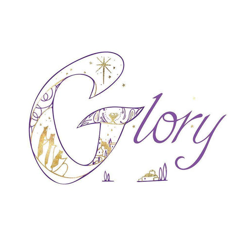 Glory Gold Ornate Wood Framed Art Print with Double Matting by P.S. Art