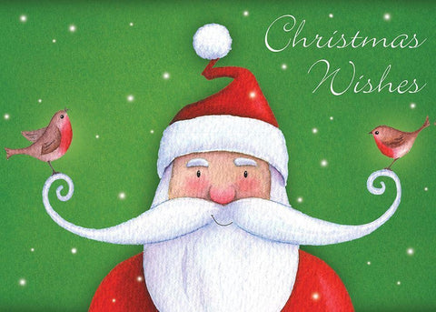 Christmas Wishes III Black Ornate Wood Framed Art Print with Double Matting by P.S. Art