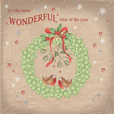 Most Wonderful Time of the Year White Modern Wood Framed Art Print by P.S. Art