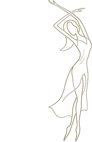 Figurative White Modern Wood Framed Art Print with Double Matting by P.S. Art
