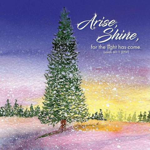 Arise and Shine Black Modern Wood Framed Art Print with Double Matting by P.S. Art